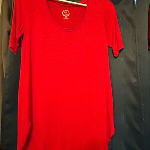 Maurices Vibrant Red Short Sleeve Tee
